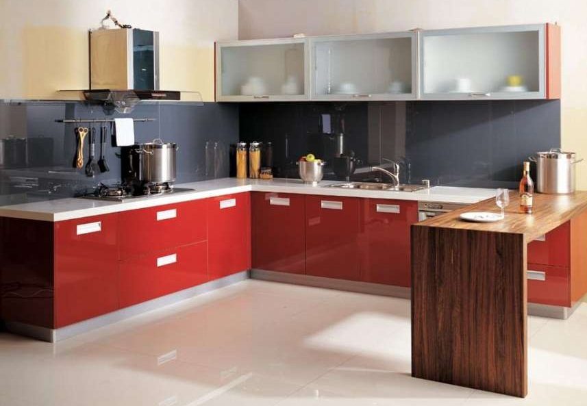 Muebles de cocina rojos :: Imágenes y fotos