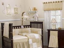 Habitación de bebés en tonos beige