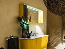 Muebles de baño amarillos